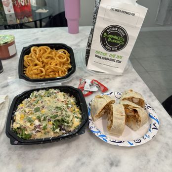 Bubbakoo's Burritos - PINEAPPLE EXPRESS BURRITO CHIWAWA CURLY FRIES - New Mexican Cuisine Near Me - Riverview, Florida