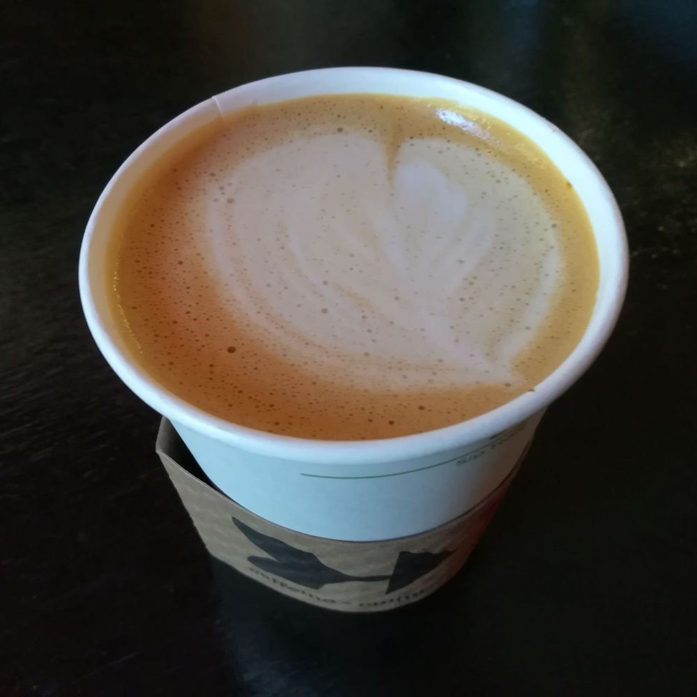Red Rock Coffee - Honey lavender latte. - Coffee & Tea Near Me - Mountain View, California Red Rock Coffee - Honey lavender latte. - Coffee & Tea Near Me - Mountain View, California