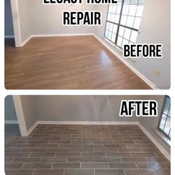 Legacy Home Repair - From lvt to tile