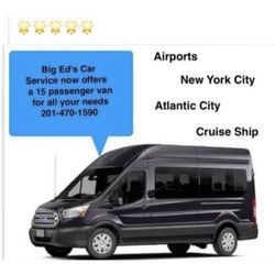 Big Ed's Car Service - Airports Airports Airports 
201-470-1590