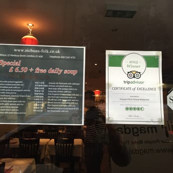 Sichuan Folk - Chinese Near Me - London, XGL