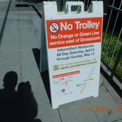 Amaya Drive Trolley Station - There will be changes with the Orange and the green line with the new routes that are going to be started and the Orange will be used.