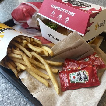 Carl's Jr - a tray of fries and a bag of chips - Fast Food Near Me - Lake Forest, California Carl's Jr - a tray of fries and a bag of chips - Fast Food Near Me - Lake Forest, California