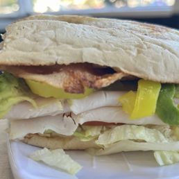The turkey, bacon and avocado sandwich! The turkey, bacon and avocado sandwich!