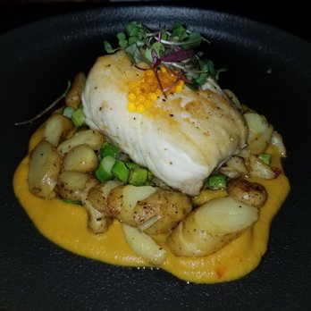 18th & 21st - Halibut w/Caviar@ 18th & 21st! - Cocktail Bars Near Me - Columbia, Maryland
