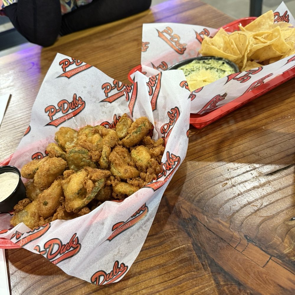 Fried pickle and artichoke dip. Yum Fried pickle and artichoke dip. Yum