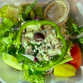 Mediterranean Breeze - Full side salad - Yum! - Greek Near Me - Ashburn, Virginia