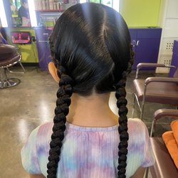 Sweet & Sassy - Fall Creek - Baby wanted two braids and glitter