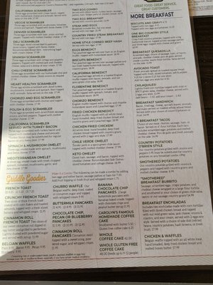 Menu photo 6 Carolyn's Cafe Redlands, CA