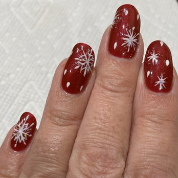 Spa Ten20 - Sara did it again!! Love my festive holiday nails! - Day Spas Near Me - Edmonds, Washington