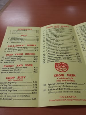 Menu photo 4 Calypso Gardens Brampton, ON