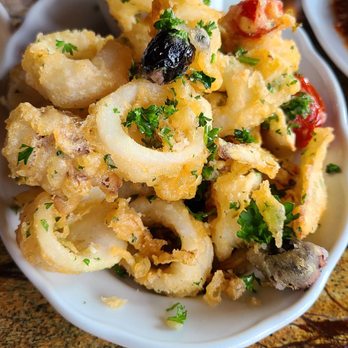 Formento's - Tempura calamari. - Italian Near Me - Chicago, Illinois Formento's - Tempura calamari. - Italian Near Me - Chicago, Illinois