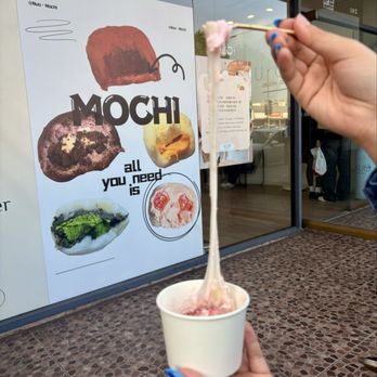 Nuo Mochi - Strawberry, crystal Boba,Cream Cheese Mochi - Desserts Near Me - Monterey Park, California