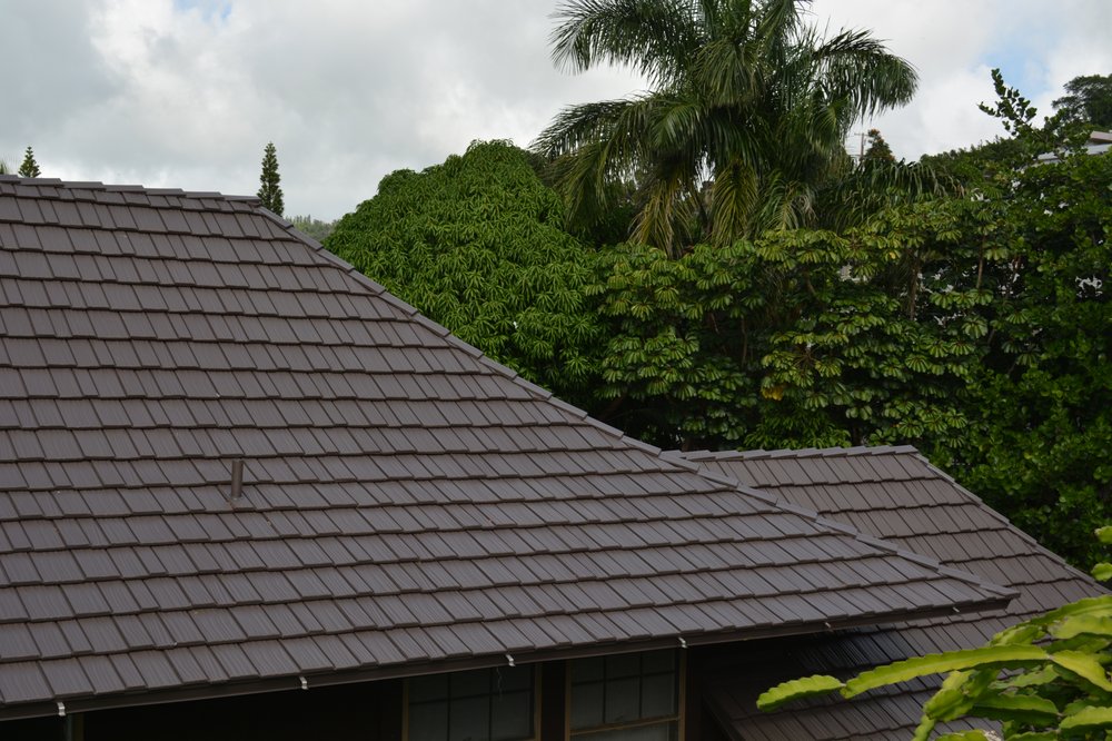 Slide of Aluminum Shake Roofing