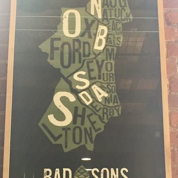 BAD SONS Beer Co - Poster of acronym - Breweries Near Me - Derby, Connecticut