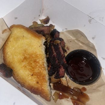 Denny's - a half eaten sandwich in a box - Diners Near Me - Fort Collins, Colorado