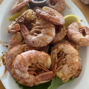 Chowder Ted's - Boiled Red Shrimp from Gulf - excellent - Seafood Near Me - Jacksonville, Florida