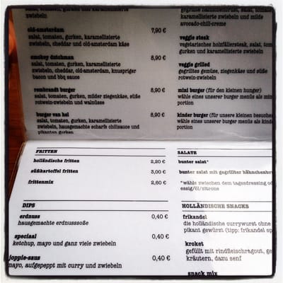 Menu photo 5 Rembrandt-Burger Berlin, BE