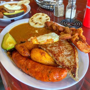 Aroma Cafe - Bandeja Paisa - Colombian Near Me - Springfield, Virginia