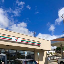 Exterior outside entrance of 7-Eleven - Honolulu, Hawaii Exterior outside entrance of 7-Eleven - Honolulu, Hawaii