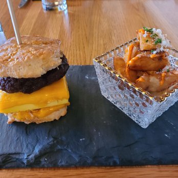 The Dutch - Breakfast sandwich and potatoes - American Near Me - New York, New York