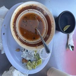 It's that good...finished my bowl! Home made horchata too!!! Coming back tomorrow!