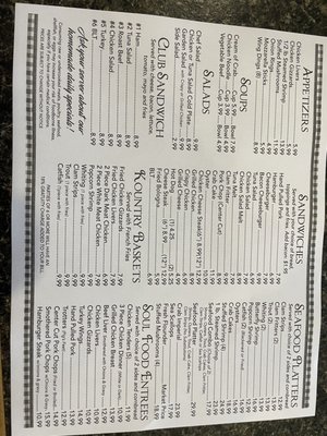 Menu photo 5 Kendall’s Kountry Kitchen Onley, VA