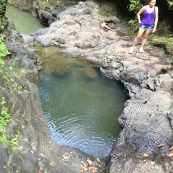 Manana Trail - The middle pool was the clearest today. - Hiking Near Me Manana Trail - The middle pool was the clearest today. - Hiking Near Me