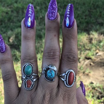 Vela Nails & Spa - Left hand. Nails chunky asf ew. - Nail Salons Near Me - Covina, California Vela Nails & Spa - Left hand. Nails chunky asf ew. - Nail Salons Near Me - Covina, California