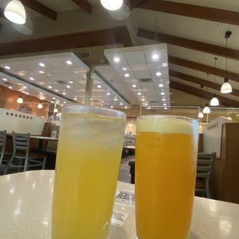 Zippy's Kahului - Lilikoi Drink - passion fruit - left Orange Bang - right - Fast Food Near Me - Kahului, Hawaii