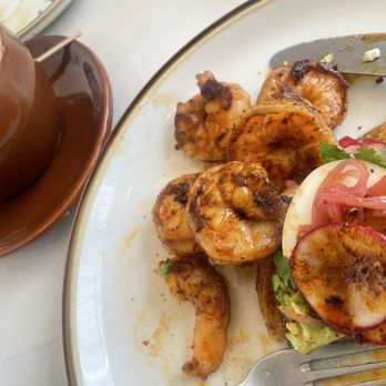 Waymores - Latte, avocado toast, and grilled shrimp - Hotels Near Me - Nashville, Tennessee