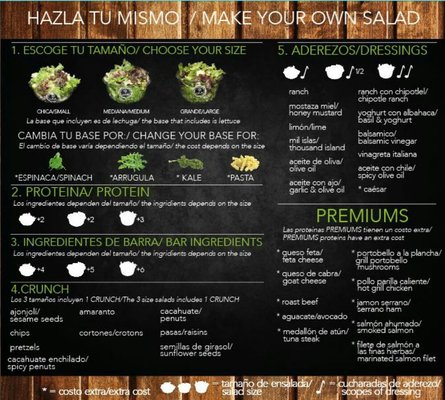 Menu photo 2 Salade Ensaladas Playa del Carmen, ROO