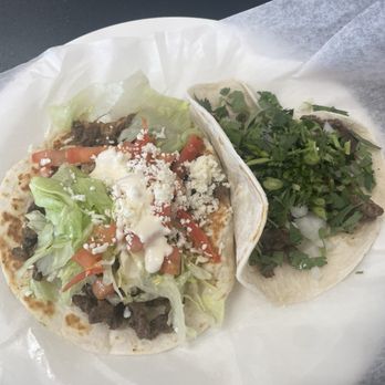 Arriba! Taqueria - 2 Steak Tacos - Mexican Near Me - St Joseph, Michigan
