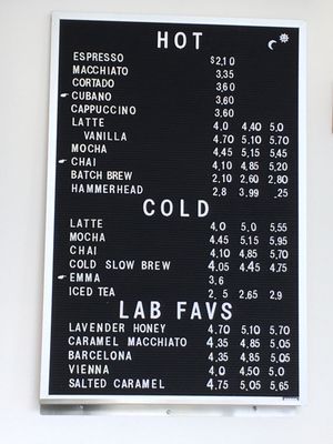 Menu photo 6 Cuppa Cuppa Coffee Lab San Diego, CA