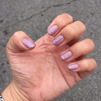 Pink Nails - #08 base with #1 on the tips for $28. Done by Jessica. - Nail Salons Near Me - South Pasadena, California