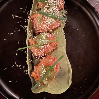 Upper West - Crispy SPICY AHI TUNA CRUNCHY RICE - New American Near Me - Santa Monica, California Upper West - Crispy SPICY AHI TUNA CRUNCHY RICE - New American Near Me - Santa Monica, California