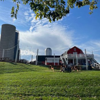 Flying Ace Farm - View from the corn field up towards the brewery - Breweries Near Me - Lovettsville, Virginia
