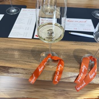 Hope on Park - Such good bubbly to begin our experience - Wine Tasting Room Near Me - Paso Robles, California