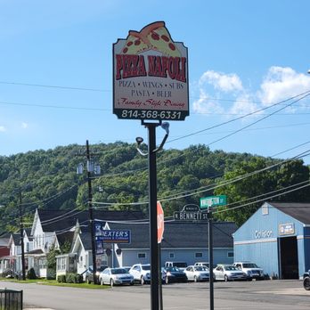 Pizza Napoli & Restaurant - Street Sign - Pizza Near Me - Bradford, Pennsylvania