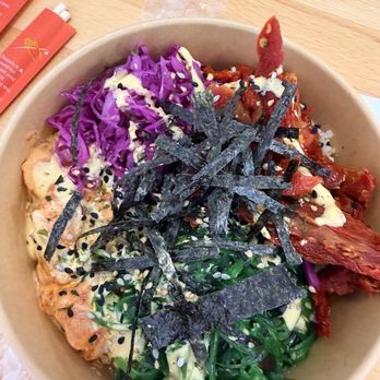 Inti Poke - Spicy salmon small bowl - Peruvian Near Me - Fort Worth, Texas Inti Poke - Spicy salmon small bowl - Peruvian Near Me - Fort Worth, Texas