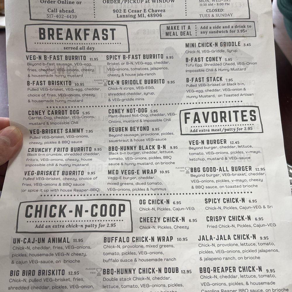 Menu Menu