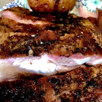 Prunedale Market - 1/2 Rack BBQ Ribs with a smoked potato - Barbeque Near Me - Prunedale, California Prunedale Market - 1/2 Rack BBQ Ribs with a smoked potato - Barbeque Near Me - Prunedale, California