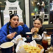 Photo of Firestone Grill - San Luis Obispo, CA, United States. The beasts and their Pigs. And that there basket of fries was enough for all of us!