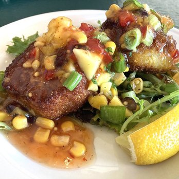 Portofino Grill - Crabcakes with chutney - American Near Me - La Porte, Indiana