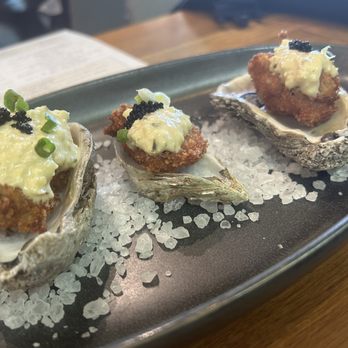 Traveler's Table - Japanese Kaki Fried Oysters - Tapas/Small Plates Near Me - Houston, Texas
