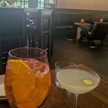 Il Bracco - Aperol Spritz and the cucumber martini - Italian Near Me - Houston, Texas Il Bracco - Aperol Spritz and the cucumber martini - Italian Near Me - Houston, Texas