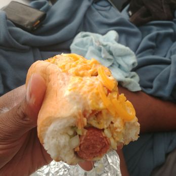 Santa Salsa - Perro con todo hot dog - Venezuelan Near Me - Brooklyn, New York Santa Salsa - Perro con todo hot dog - Venezuelan Near Me - Brooklyn, New York