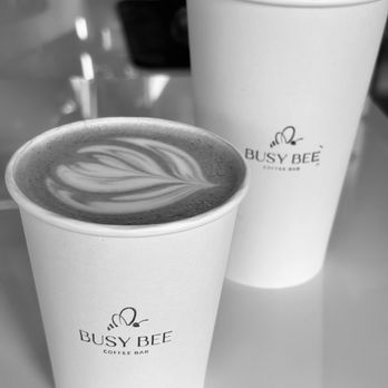 Busy Bee Coffee Bar - Cappuccino and a black coffee - Coffee & Tea Near Me - Venice, Florida Busy Bee Coffee Bar - Cappuccino and a black coffee - Coffee & Tea Near Me - Venice, Florida