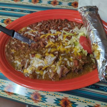 Los Dos Molinos - Green chili plate, double beans - Mexican Near Me - Mesa, Arizona Los Dos Molinos - Green chili plate, double beans - Mexican Near Me - Mesa, Arizona