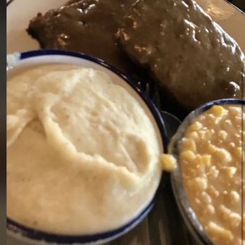 Mia's Table - Regular plated dinner consist of two pieces of meat loaf and large sizes of vegetables - Southern Near Me - Cypress, Texas